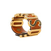 Secondhand Moschino Logo Cuff Bracelet - '10s