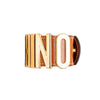 Secondhand Moschino Logo Cuff Bracelet - '10s
