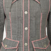 Secondhand Christian Dior Grey and Pink Wool and Silk Set - '00s
