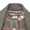 Secondhand Christian Dior Grey and Pink Wool and Silk Set - '00s