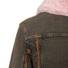 Secondhand Blumarine Denim Overcoat with Faux Fur - '20s