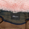 Secondhand Blumarine Denim Overcoat with Faux Fur - '20s