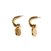 Secondhand Fendi Karligraphy Drop Earrings - '10s