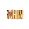 Secondhand Moschino Logo Cuff Bracelet - '10s