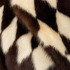 Secondhand Collection Priveé Fur Coat in Harlequin Pattern - '60s