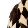 Secondhand Collection Priveé Fur Coat in Harlequin Pattern - '60s