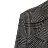 Secondhand Emporio Armani Checkered Long Coat - '10s