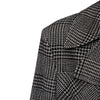 Secondhand Emporio Armani Checkered Long Coat - '10s