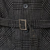 Secondhand Emporio Armani Checkered Long Coat - '10s