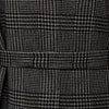 Secondhand Emporio Armani Checkered Long Coat - '10s
