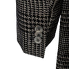 Secondhand Emporio Armani Checkered Long Coat - '10s