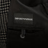 Secondhand Emporio Armani Checkered Long Coat - '10s