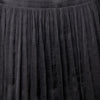 Secondhand Diane von Furstemberg Satin Black Pleated Blouse - '00s