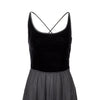 Secondhand Valentino Boutique Velvet and Chiffon Dress - '90s