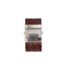 Secondhand Roberto Cavalli Brown Leather Watch - '10s