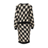 Secondhand Valentino Studio Checkered Wool Set - '90s