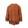 Secondhand Sacai Plaid Poncho - '10s