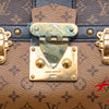 Secondhand Louis Vuitton Reverse Monogram Trunk Clutch Bag - '10s