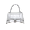 Secondhand Balenciaga Crocodile Embossed Hourglass Bag - '20s