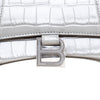 Secondhand Balenciaga Crocodile Embossed Hourglass Bag - '20s