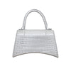 Secondhand Balenciaga Crocodile Embossed Hourglass Bag - '20s