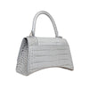Secondhand Balenciaga Crocodile Embossed Hourglass Bag - '20s