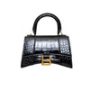 Secondhand Balenciaga Crocodile Embossed Hourglass XS Bag - '20s