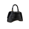 Secondhand Balenciaga Crocodile Embossed Hourglass XS Bag - '20s