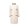 Secondhand Chanel High Neck Wool Coat - '10s