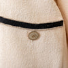 Secondhand Chanel High Neck Wool Coat - '10s