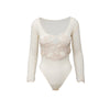Secondhand Collection Privée Embroidered Bodysuit - '90s
