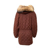 Secondhand Hermès Quilted Jacket with Animal Fur - '80s