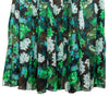 Secondhand Blumarine Midi Green Floral Dress - '10s