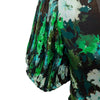 Secondhand Blumarine Midi Green Floral Dress - '10s