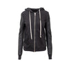 Secondhand Rick Owens Sweatshirt With Leather Inserts - '00s