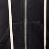 Secondhand Rick Owens Sweatshirt With Leather Inserts - '00s