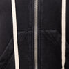 Secondhand Rick Owens Sweatshirt With Leather Inserts - '00s
