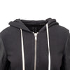 Secondhand Rick Owens Sweatshirt With Leather Inserts - '00s