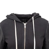Secondhand Rick Owens Sweatshirt With Leather Inserts - '00s