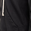Secondhand Rick Owens Sweatshirt With Leather Inserts - '00s