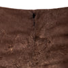 Secondhand Roberto Cavalli Laser-cut Suede Pant - '00s