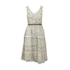 Secondhand Moschino V-neck Lace Dress - '00s