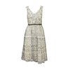 Secondhand Moschino V-neck Lace Dress - '00s