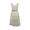 Secondhand Moschino V-neck Lace Dress - '00s