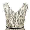 Secondhand Moschino V-neck Lace Dress - '00s