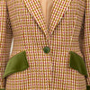 Secondhand Hermès Houndstooth Jacket - '90s