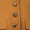 Secondhand Oscar de la Renta Velvet Collar Wool Jacket - '90s