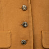 Secondhand Oscar de la Renta Velvet Collar Wool Jacket - '90s