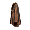 Secondhand Collection Privée Satin Coat with Fur - '90s