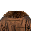 Secondhand Collection Privée Satin Coat with Fur - '90s